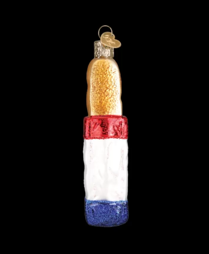 Baguette Mouth Blown Glass Ornament | Noel Eternel Hot