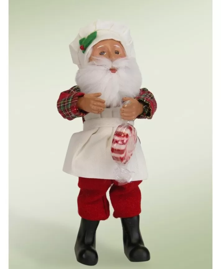 Baking Santa Kindle Posable By Byers' Choice | Noel Eternel Outlet