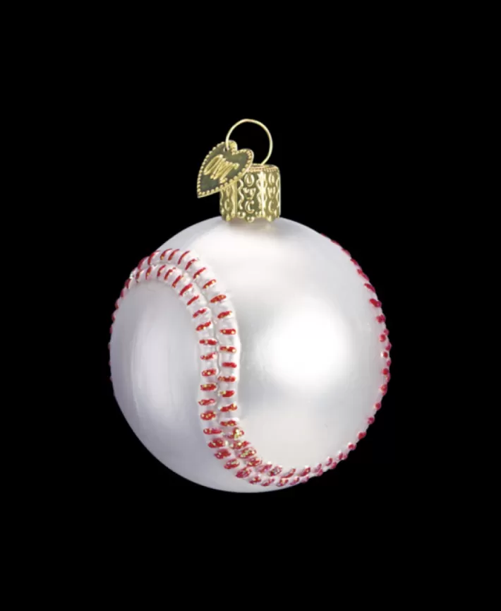 Baseball Blown Glass Ornament | Noel Eternel New