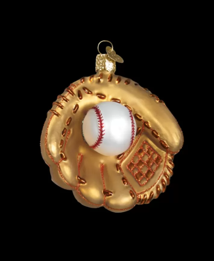 Baseball Glove Glass Ornament | Noel Eternel Store