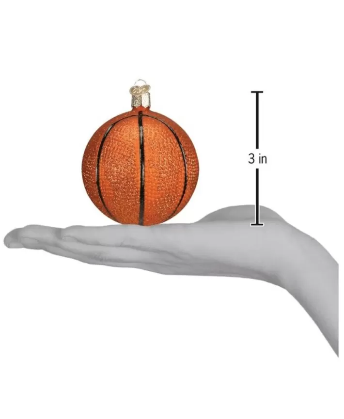 Basketball Mouth Blown Glass Ornament | Noel Eternel Online