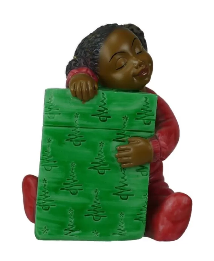 Black Girl Hugging Gift 3.5''H Table Figurine | Noel Eternel Discount