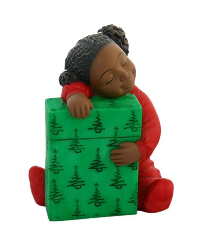 Black Girl Hugging Gift 3.5''H Table Figurine | Noel Eternel Discount