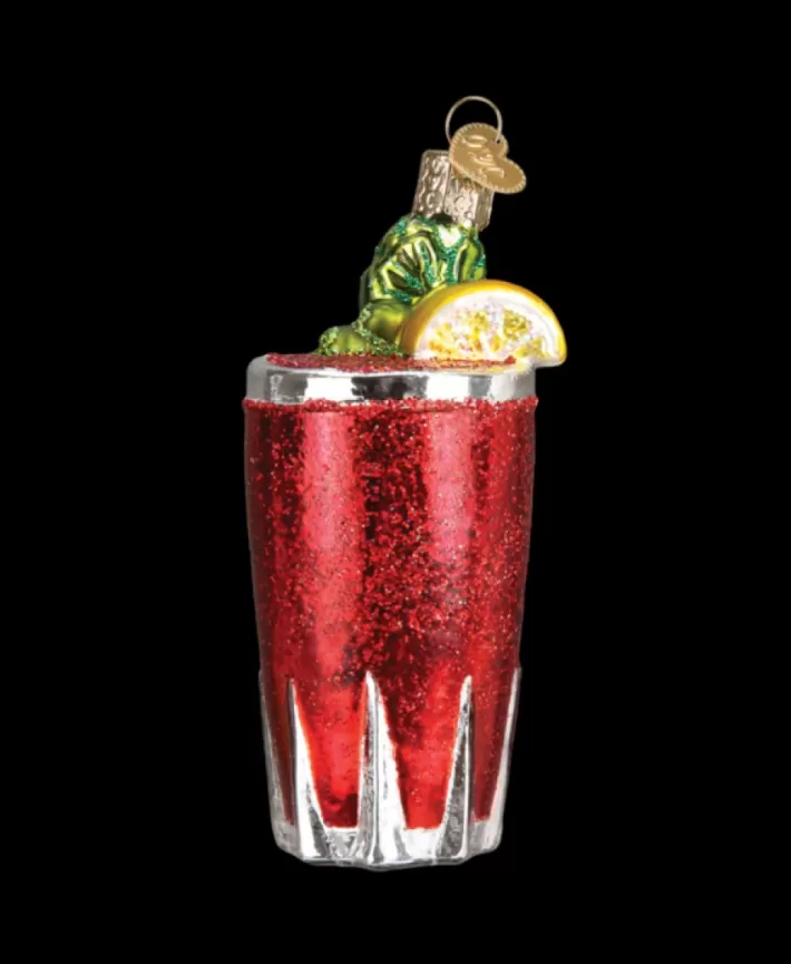 Bloody Mary Mouth Blown Glass Ornament | Noel Eternel Hot