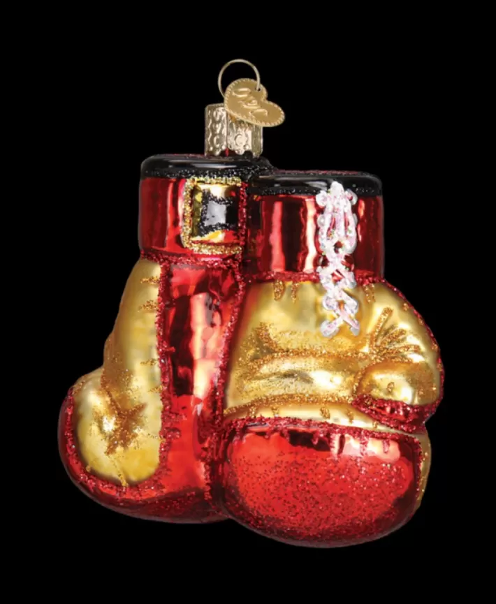 Boxing Glove Mouth Blown Glass Ornament | Noel Eternel Discount