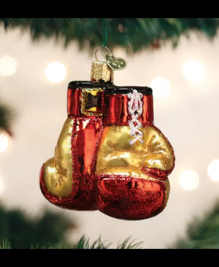 Boxing Glove Mouth Blown Glass Ornament | Noel Eternel Discount