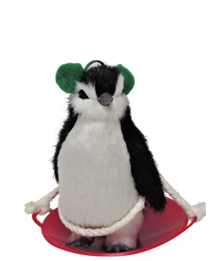 Byers' Choice "Penguin On Snow Saucer" | Noel Eternel Cheap