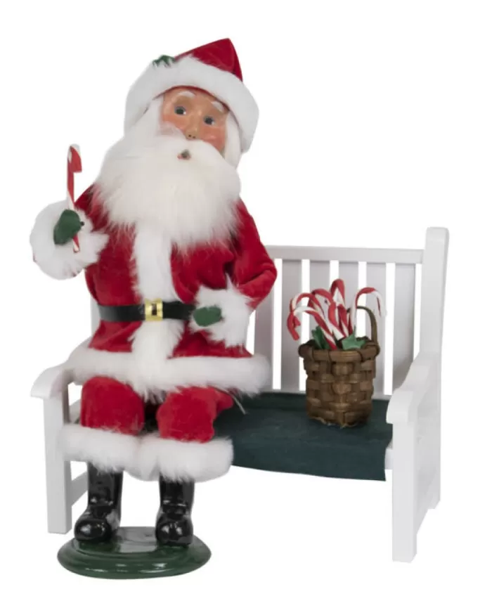 Byers' Choice "Santa On Bench" | Noel Eternel Best Sale