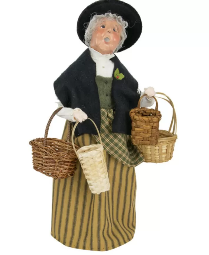 Byers' Choice "Woman Basket Seller" | Noel Eternel Discount