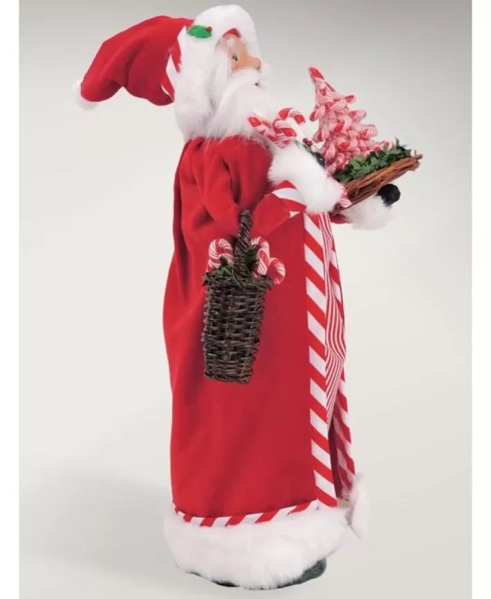 Candy Cane Santa By Byers' Choice | Noel Eternel New