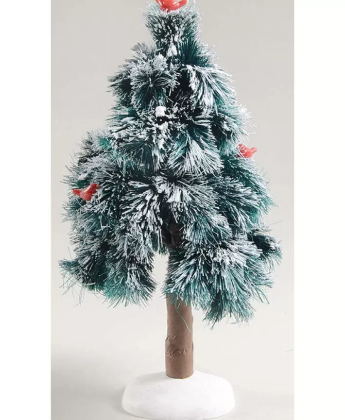 Cardinal Pine Tree - Village Cross Product | Noel Eternel Best Sale