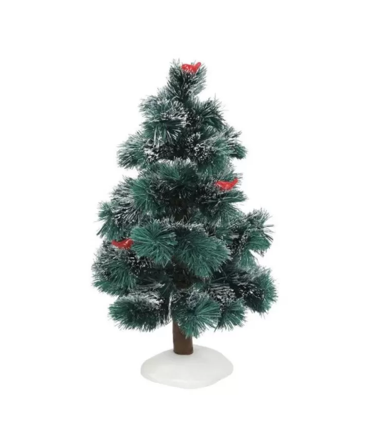 Cardinal Pine Tree - Village Cross Product | Noel Eternel Best Sale