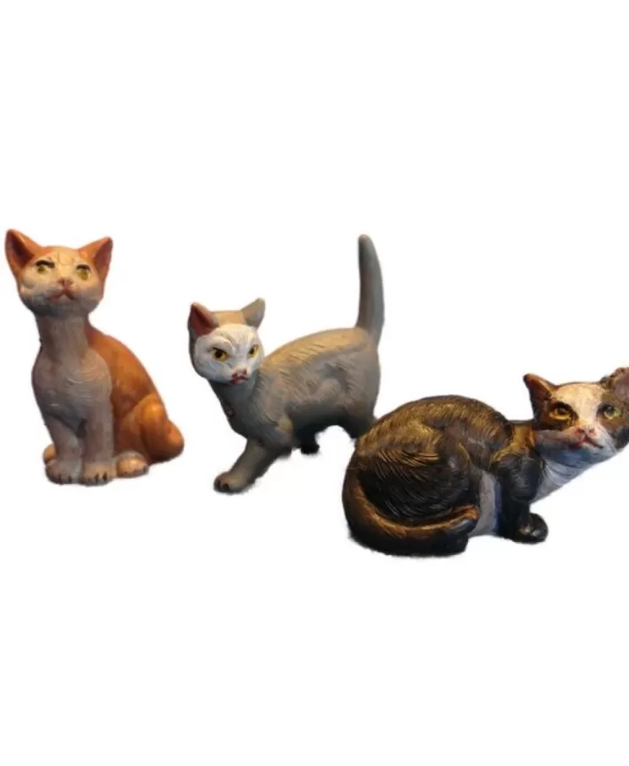 Cats 3-Pc Set Fontanini 5'' Nativity Scale | Noel Eternel Online