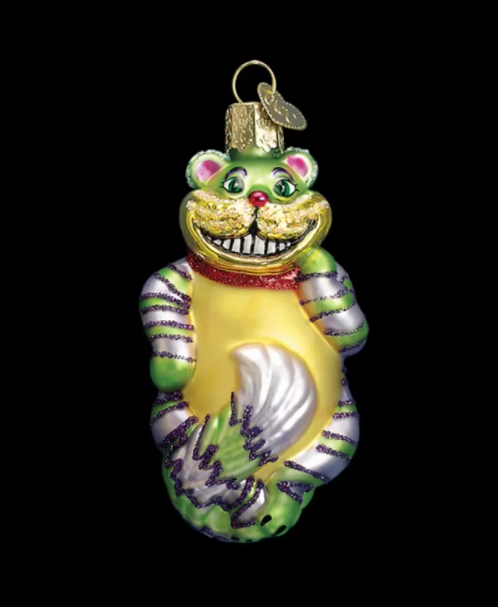 Cheshire Cat, Mouth Blown Glass Ornament | Noel Eternel Cheap