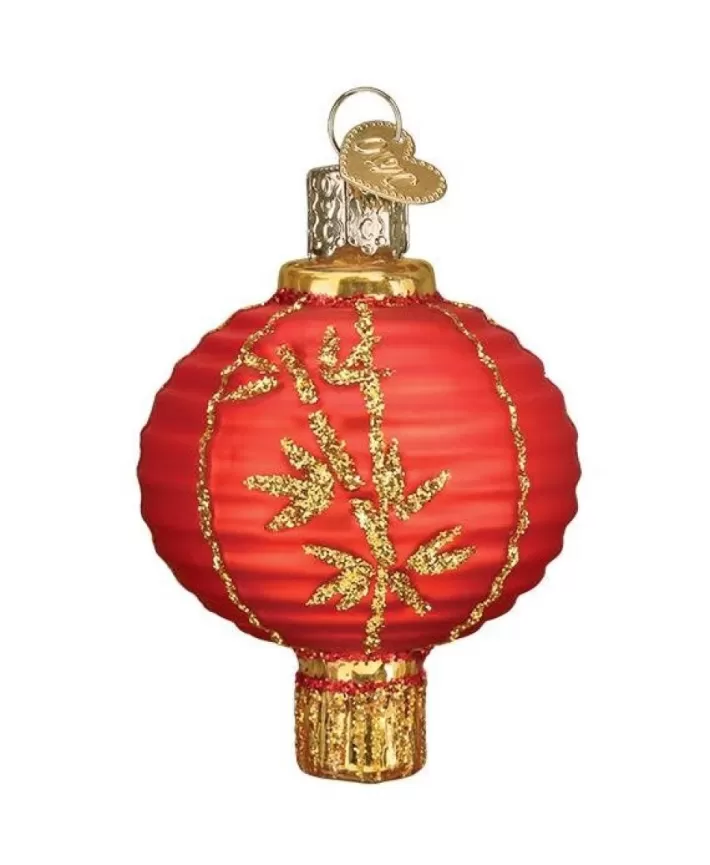 Chinese Lantern Mouth Blown Glass Ornament | Noel Eternel Best Sale