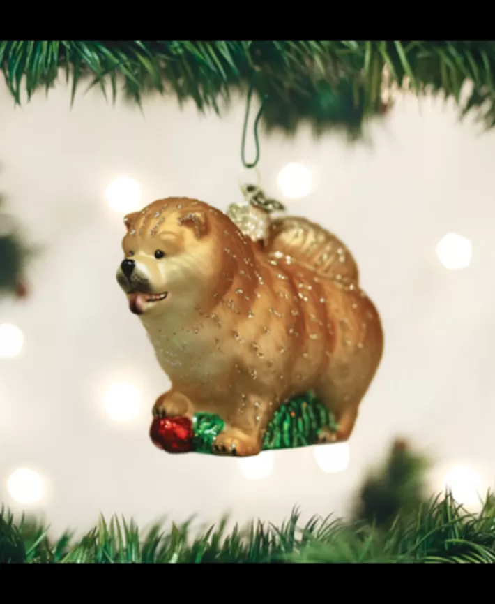 Chow Chow Glass Ornament | Noel Eternel Discount