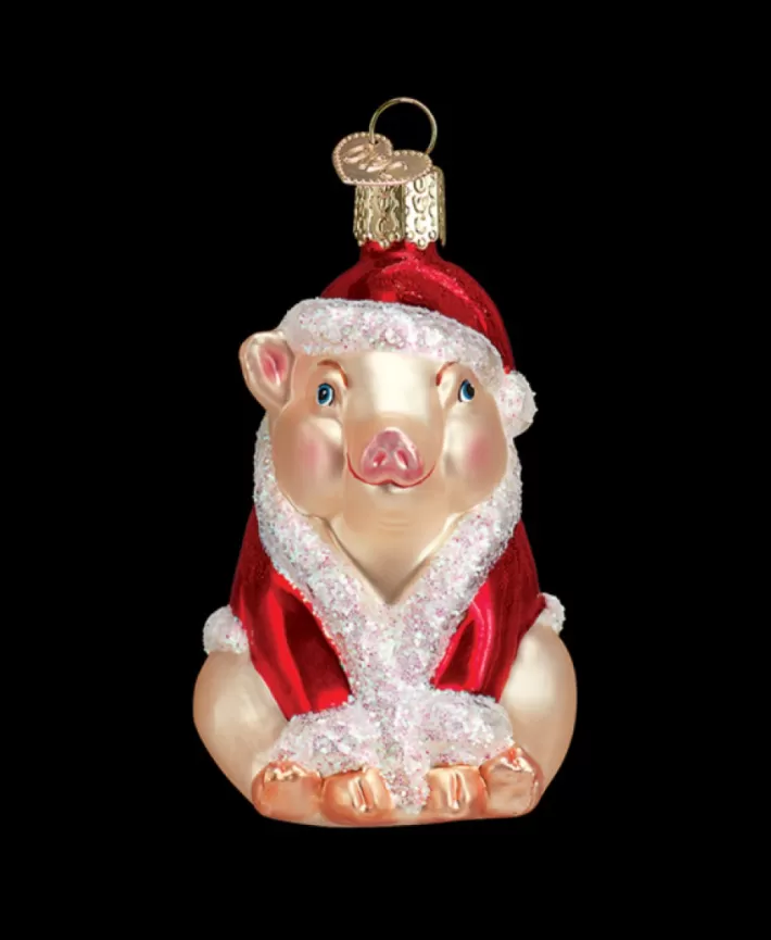 Christmas Ham, Mouth Blown Glass Ornament | Noel Eternel Best Sale