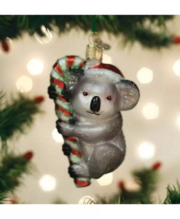 Christmas Koala Mouth Blown Glass Ornament | Noel Eternel Best Sale