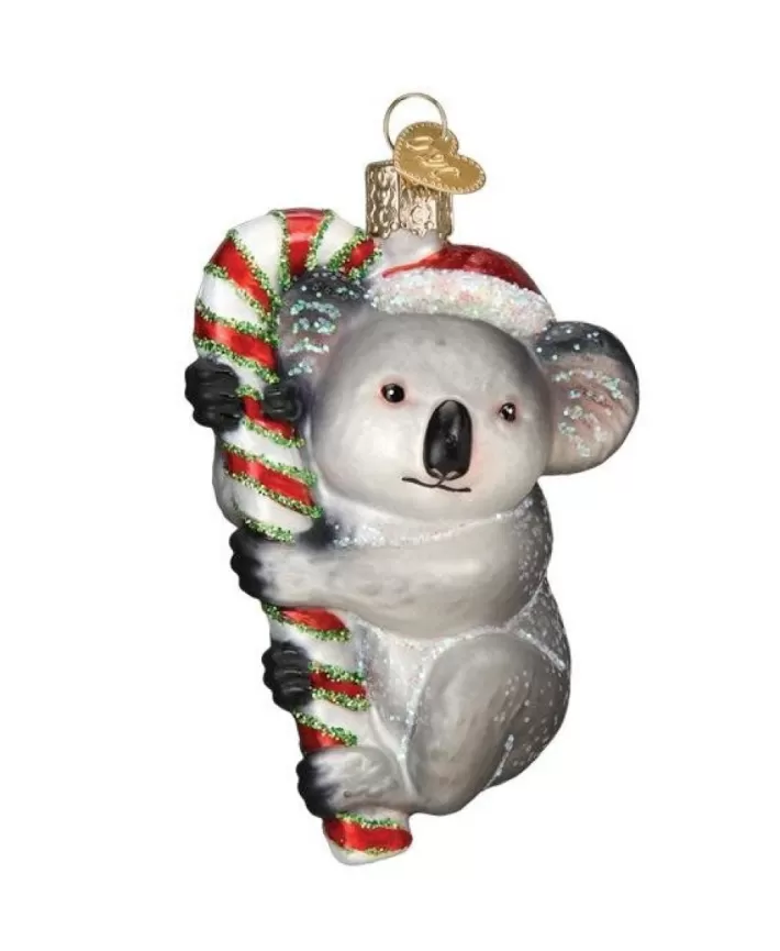 Christmas Koala Mouth Blown Glass Ornament | Noel Eternel Best Sale