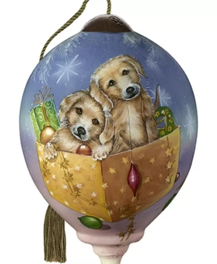 Christmas Puppies Ornament By Ne'Qwa | Noel Eternel Online