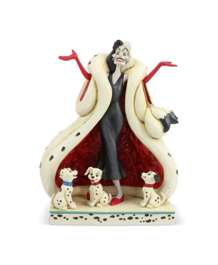 Cruella Devil With Puppies - Disney Traditions | Noel Eternel Outlet