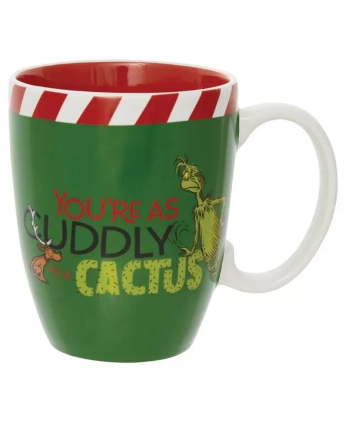 Cuddly As A Cactus 12 Oz Grinch Mug | Noel Eternel Fashion