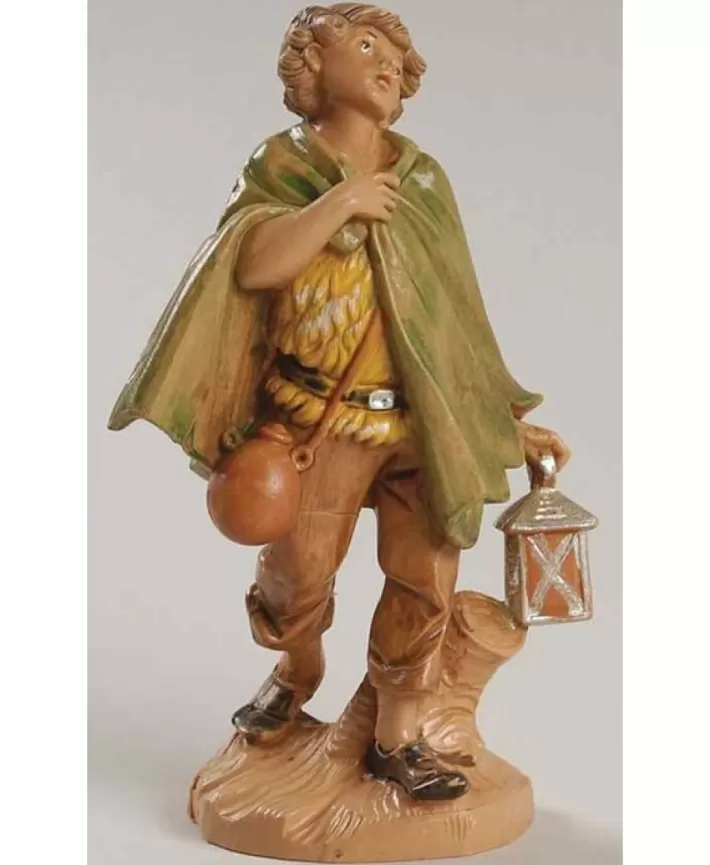 David With Lantern 5'' Nativity Fontanini 52594 | Noel Eternel Cheap