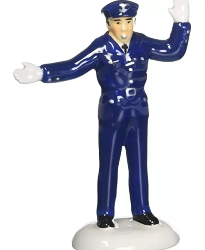 Department 56 ''Traffic Cop'' Snow Village Accessory 4057575 | Noel Eternel Best Sale