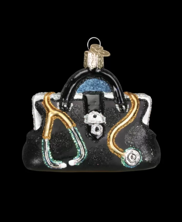 Doctor'S Bag, Mouth Blown Glass Ornament | Noel Eternel New