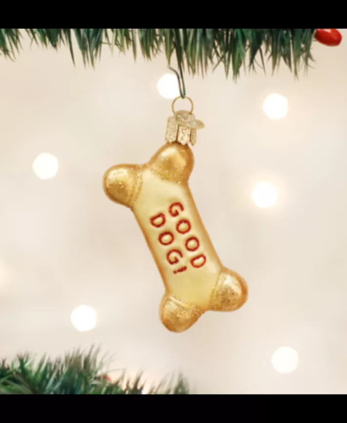 Dog Biscuit, Mouth Blown Glass Ornament | Noel Eternel Flash Sale