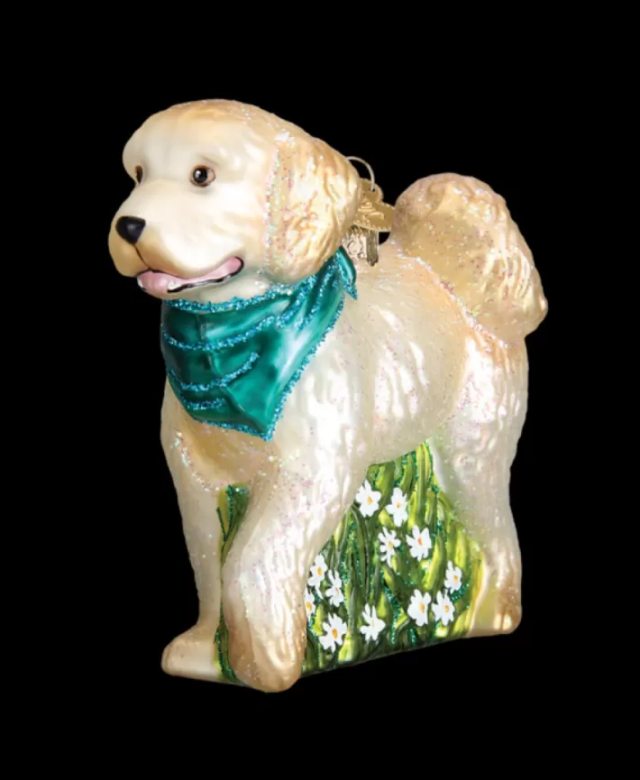 Doodle Dog Glass Ornament | Noel Eternel New