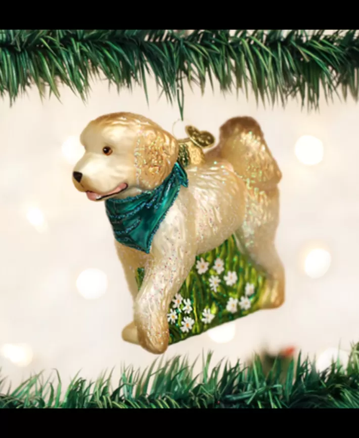 Doodle Dog Glass Ornament | Noel Eternel New