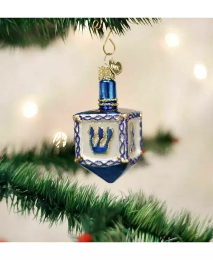 Dreidel Glass Ornament | Noel Eternel Discount