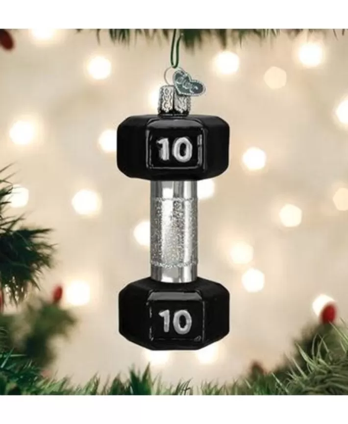 Dumbbell Mouth Blown Glass Ornament | Noel Eternel Shop