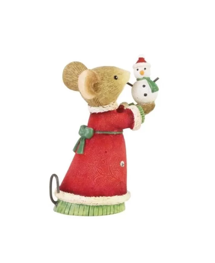 Figurine Tiny Snowman - Tails With Heart | Noel Eternel Shop