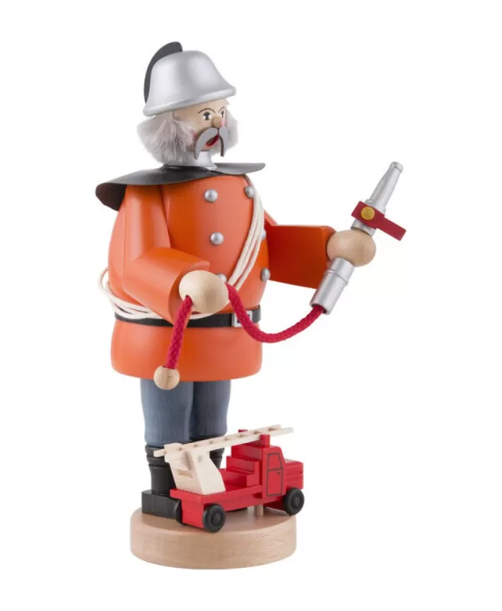 Firefighter Smoker 21 Cm / 8 Inch German Collectable Figurine | Noel Eternel Best