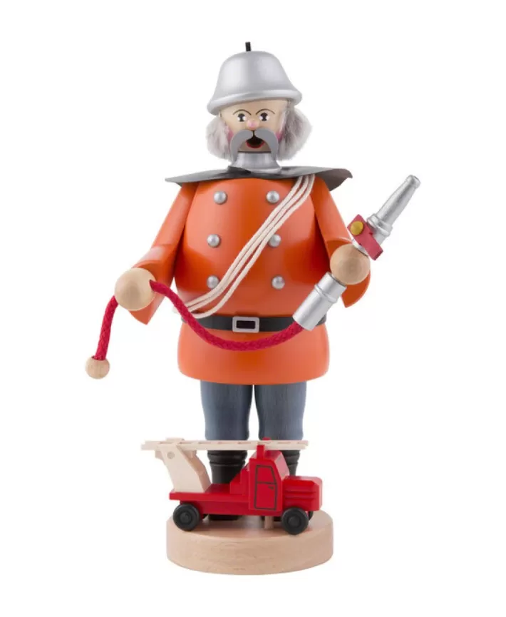 Firefighter Smoker 21 Cm / 8 Inch German Collectable Figurine | Noel Eternel Best