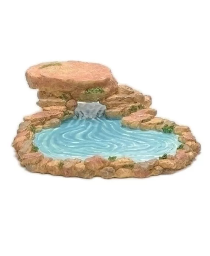 Fishing Pond 2.5" X 9.5" Fontanini | Noel Eternel Flash Sale