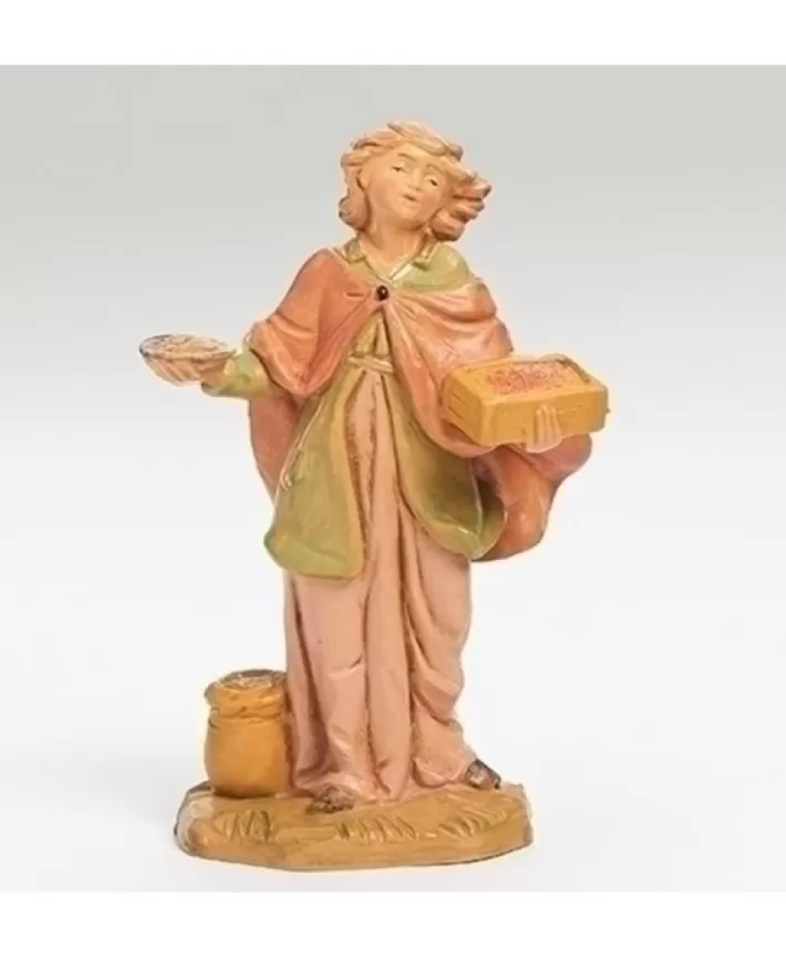 Fontainin 5" Heirloom Nativity Cassia Spice Merchant | Noel Eternel Discount