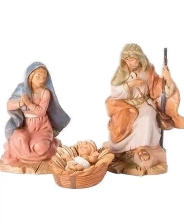 Fontanini 5" Centennial Nativity Holy Family 3-Piece Set | Noel Eternel Sale