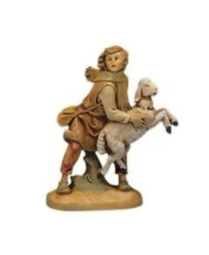 Fontanini 5" Heirloom Nativity Aaron With Sheep | Noel Eternel Sale