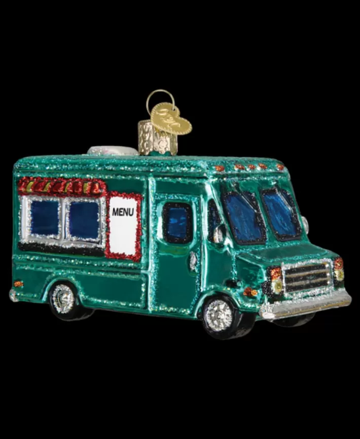 Food Truck Mouth Blown Glass Ornament | Noel Eternel Hot