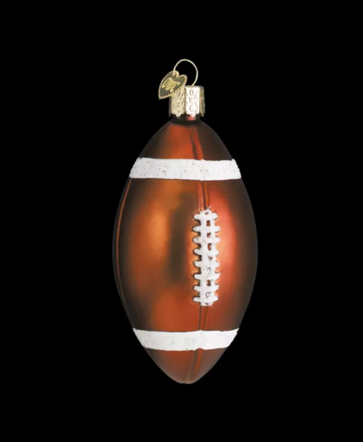 Football Mouth Blown Glass Ornament | Noel Eternel Discount