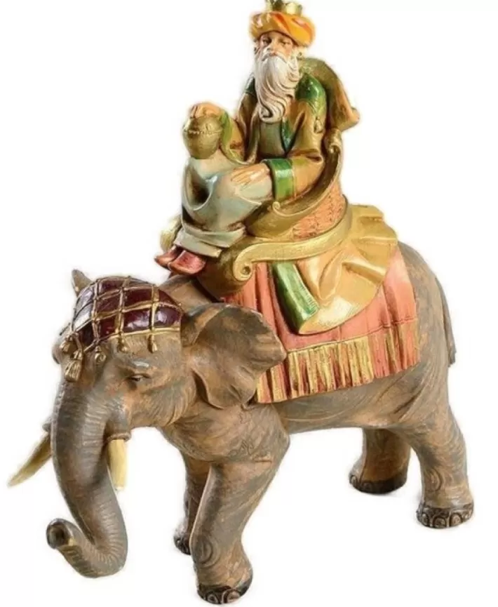 Gaspar - King On Elephant Fontanini 5" Nativity 65287 | Noel Eternel Best