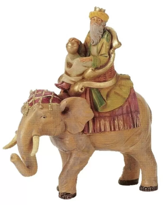 Gaspar - King On Elephant Fontanini 5" Nativity 65287 | Noel Eternel Best