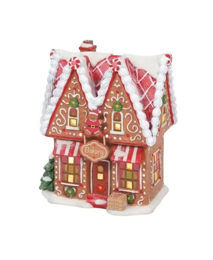 Gingerbread Bakery - North Pole Village | Noel Eternel Outlet