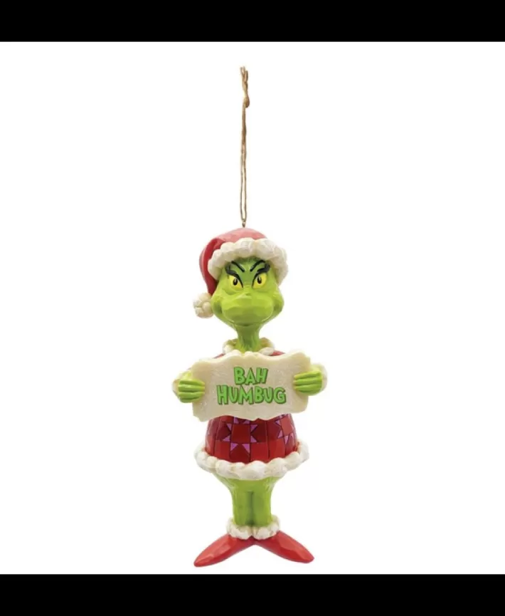 Grinch Bah Humbug Ornament | Noel Eternel Outlet