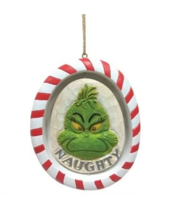 Grinch Rotating Naughty/Nice Ornament | Noel Eternel New