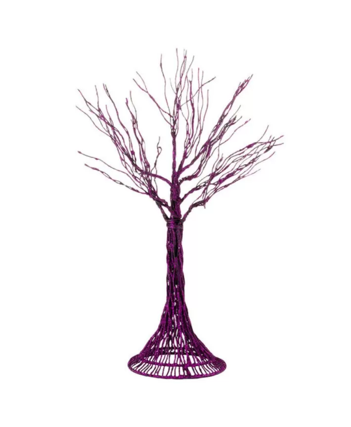 Haunted Branches'' Purple Tree Village Halloween Accessory | Noel Eternel Cheap