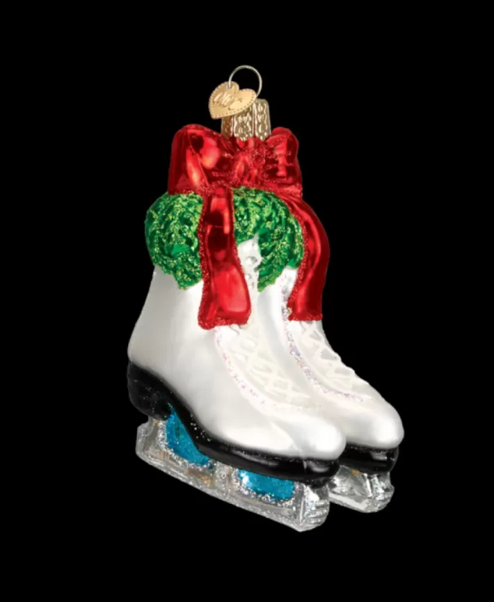 Holiday Skates, Mouth Blown Glass Ornament | Noel Eternel Shop